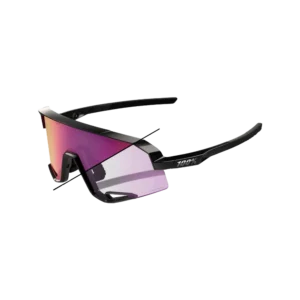 Slendale Gloss Black - Photochromic Purple Mirror
