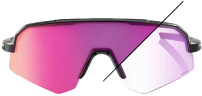 Slendale SL - Gloss Black - Photochromic Purple Mirror