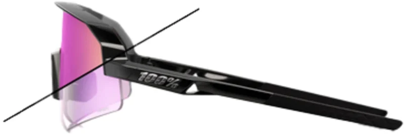 Slendale SL - Gloss Black - Photochromic Purple Mirror