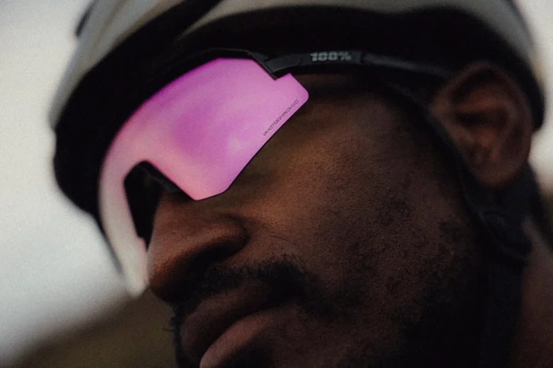 Slendale SL - Gloss Black - Photochromic Purple Mirror