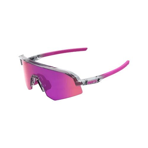 Slendale SL Polished Translucent Grey - Purple Mirror  Lens