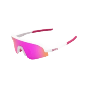 Slendale Youth Matte White/Pink - HiPER Vital Pink Mirror  Lens