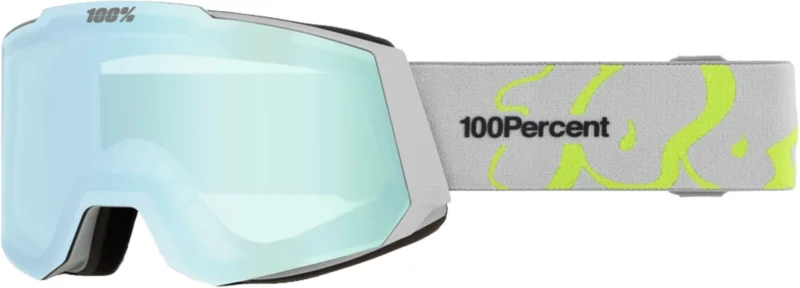 Snowcraft Goggle Bubblygo grey Aqua - Hiper black Mirro
