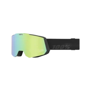 SNOWCRAFT HiPER Goggle Black/Green - Mirror Green Lens