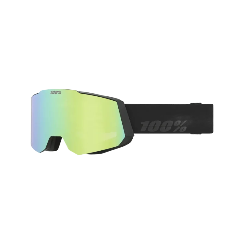 SNOWCRAFT HiPER Goggle Black/Green - Mirror Green Lens