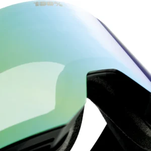 SNOWCRAFT HiPER Goggle Black/Green - Mirror Green Lens