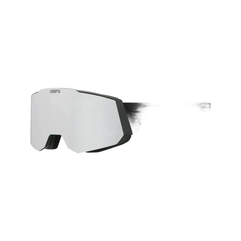 Snowcraft Hiper Goggle Black/Silver - Mirror Silver Lens
