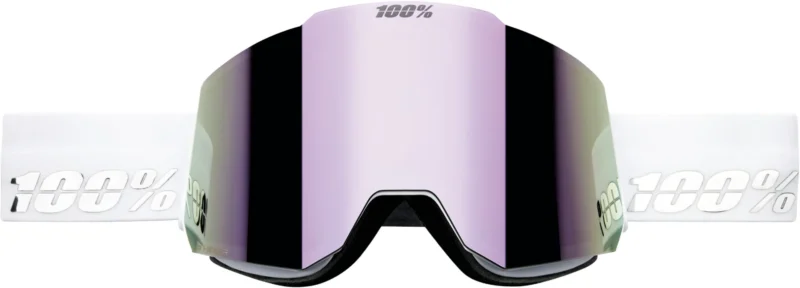 Snowcraft Hiper Goggle White/Lavender - Mirror Lavender Lens