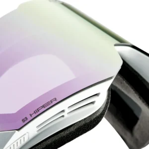 Snowcraft Hiper Goggle White/Lavender - Mirror Lavender Lens
