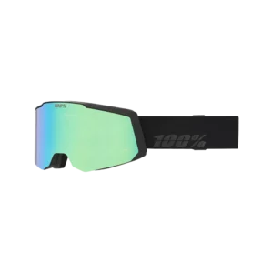 SNOWCRAFT S HiPER Goggle Black/Green - Mirror Green Lens