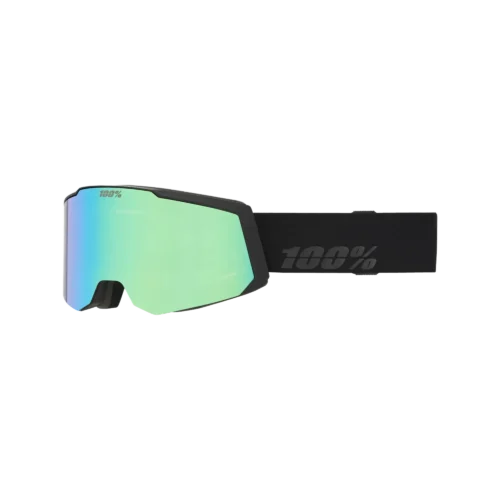 SNOWCRAFT S HiPER Goggle Black/Green - Mirror Green Lens