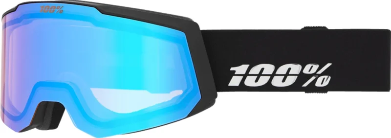 SNOWCRAFT S HiPER Goggle Black/Silver - Mirror Silver Lens