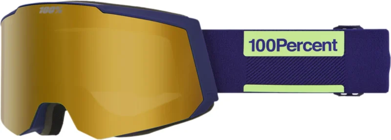 Snowcraft S Hiper Goggle Eggplant - Green Mirror Lens