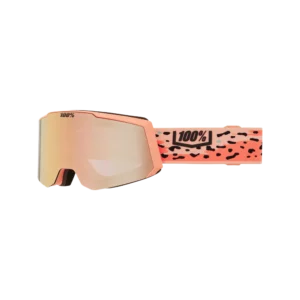 SNOWCRAFT S HiPER Goggle Safari - Mirror Peach Lens