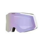 SNOWCRAFT S HiPER Goggle White/Lavender - Mirror Lavender Le
