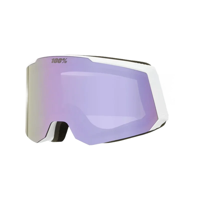 SNOWCRAFT S HiPER Goggle White/Lavender - Mirror Lavender Le