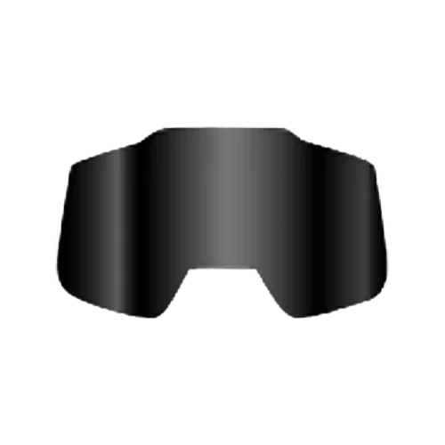 SNOWCRAFT S Replacement - HiPER Dual Pane Mirror Black