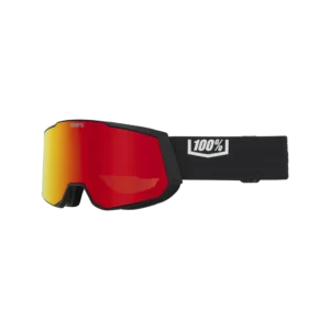 SNOWCRAFT XL HiPER Goggle Black/Red - Mirror Red Lens