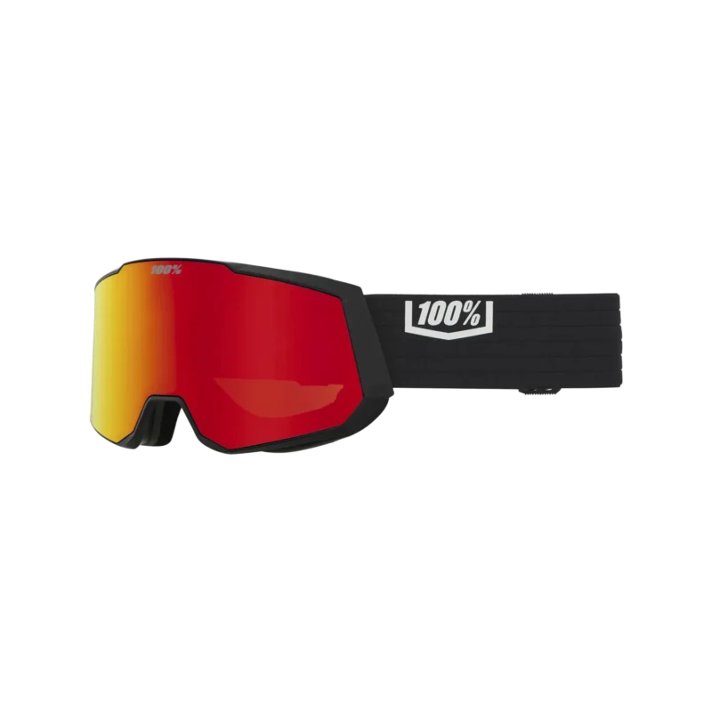 SNOWCRAFT XL HiPER Goggle Black/Red - Mirror Red Lens