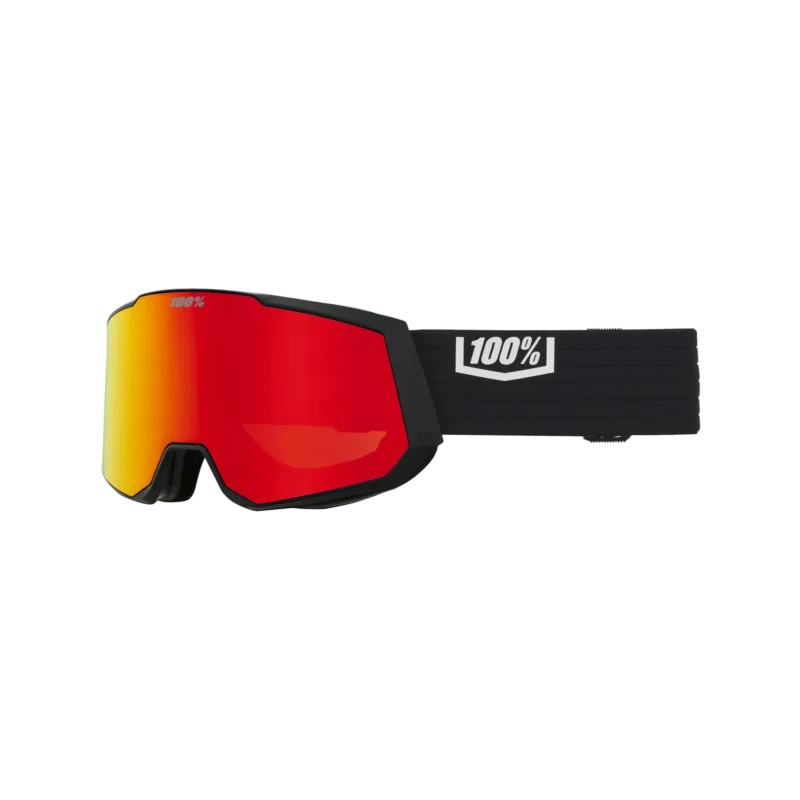 Snowcraft XL Hiper Goggle Black/White - Mirror White Lens