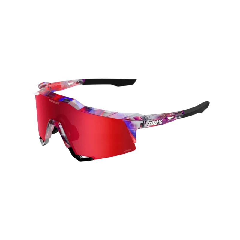 Speedcraft FDJ Gloss Translucent Red/Blue - HiPER Fire Red Mirror Lens