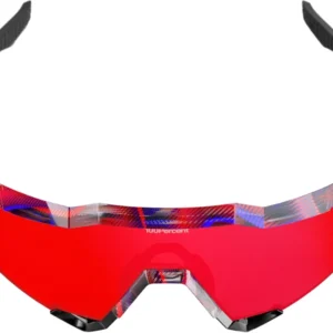 Speedcraft FDJ Gloss Translucent Red/Blue - HiPER Fire Red Mirror Lens