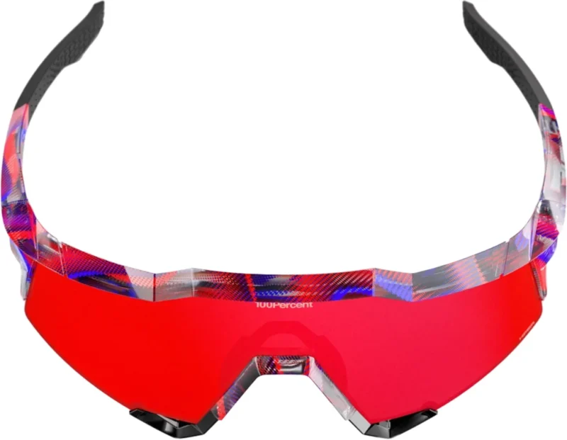 Speedcraft FDJ Gloss Translucent Red/Blue - HiPER Fire Red Mirror Lens