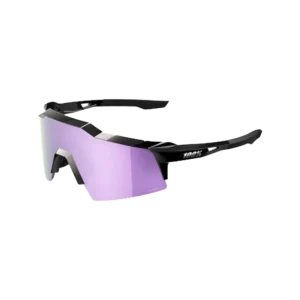 Speedcraft Polished Black - HiPER Polarized Lavender Mirror