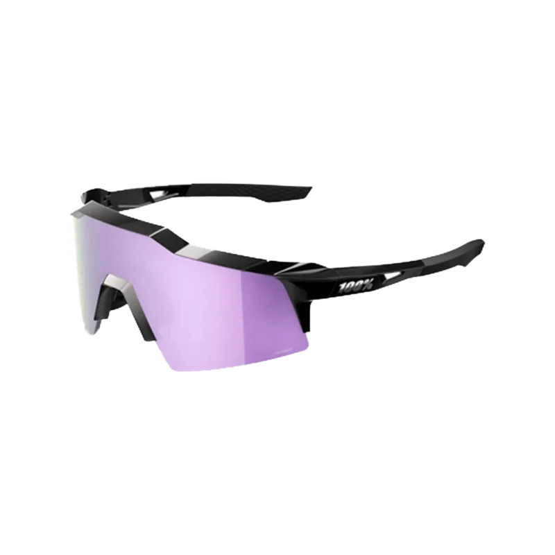 Speedcraft Polished Black - HiPER Polarized Lavender Mirror
