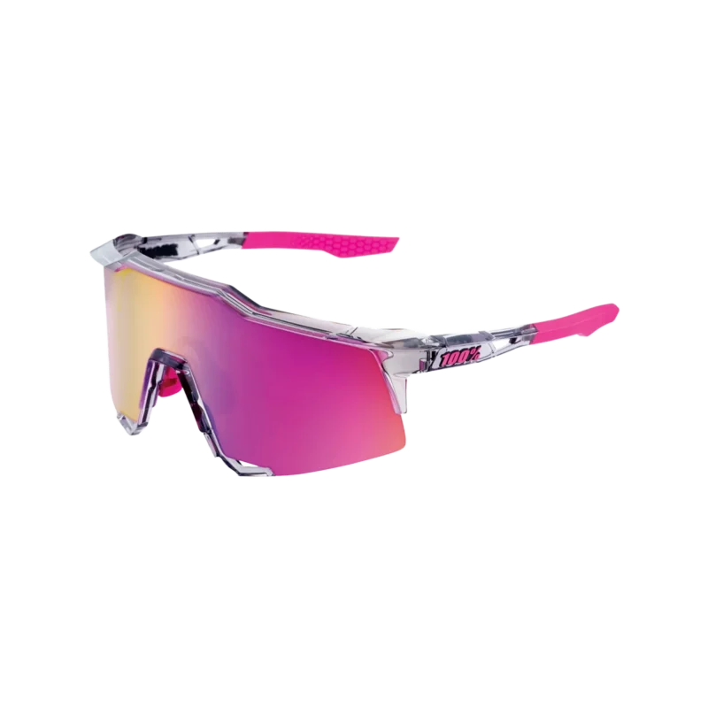 Speedcraft Polished Translucent Grey - Purple Multilayer Mirror Lens