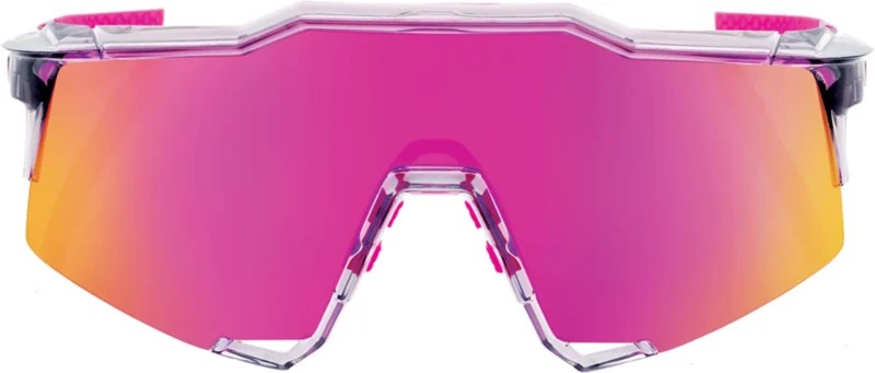Speedcraft Polished Translucent Grey - Purple Multilayer Mirror Lens