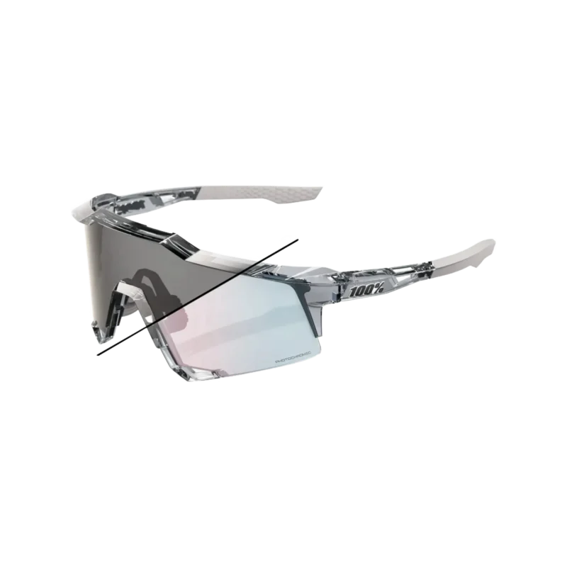 Speedcraft Polished Translucent Grey - Rose Gold Mirror Photochromic Lens