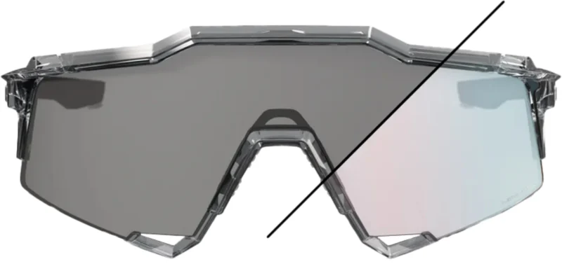 Speedcraft Polished Translucent Grey - Rose Gold Mirror Photochromic Lens