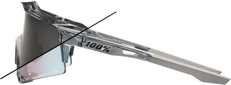 Speedcraft Polished Translucent Grey - Rose Gold Mirror Photochromic Lens