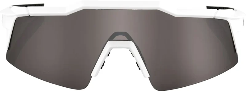 Speedcraft SL Matte White - HiPER Silver Mirror Lens