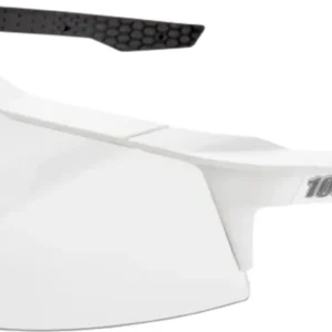 Speedcraft SL Matte White - HiPER Silver Mirror Lens