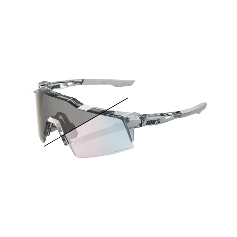 Speedcraft SL Polished Translucent Grey - Rose Gold Mirror Photochromic