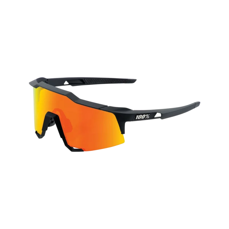 Speedcraft Soft Tact Black - HiPER Red Multilayer Mirror Lens