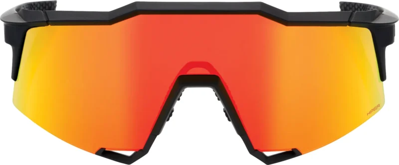 Speedcraft Soft Tact Black - HiPER Red Multilayer Mirror Lens