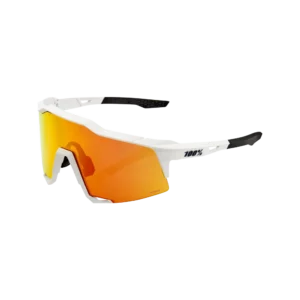 Speedcraft Soft Tact Off White - HiPER Red Multilayer Mirror Lens