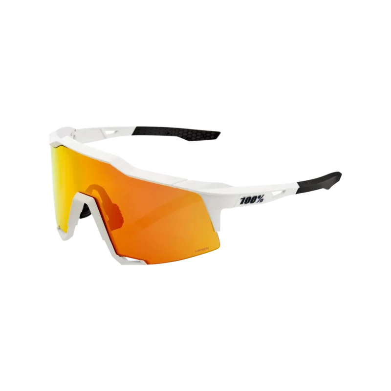 Speedcraft Soft Tact Off White - HiPER Red Multilayer Mirror Lens