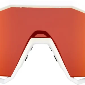 Speedcraft Soft Tact Off White - HiPER Red Multilayer Mirror Lens