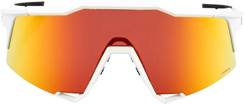 Speedcraft Soft Tact Off White - HiPER Red Multilayer Mirror Lens