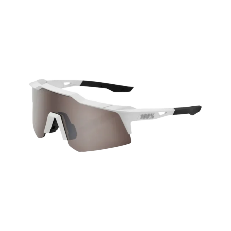 Speedcraft XS Matte White - HiPER Silver Mirror Lens