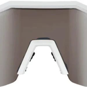 Speedcraft XS Matte White - HiPER Silver Mirror Lens