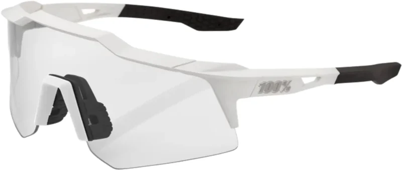 Speedcraft XS Matte White - HiPER Silver Mirror Lens