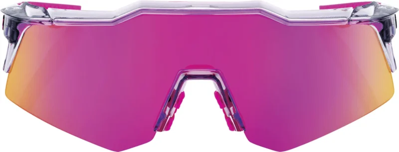 Speedcraft XS Polished Translucent Grey - Purple Multilayer Mirror Lens