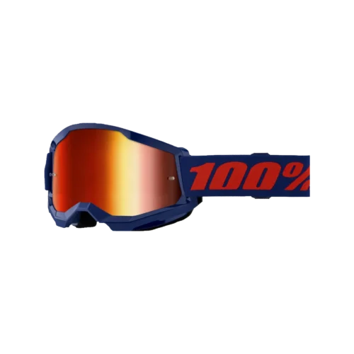 100-strata-2-goggle-navy-mirror-red-lens-blau-rot-1 Strata 2 Goggle Navy - Mirror Red Lens