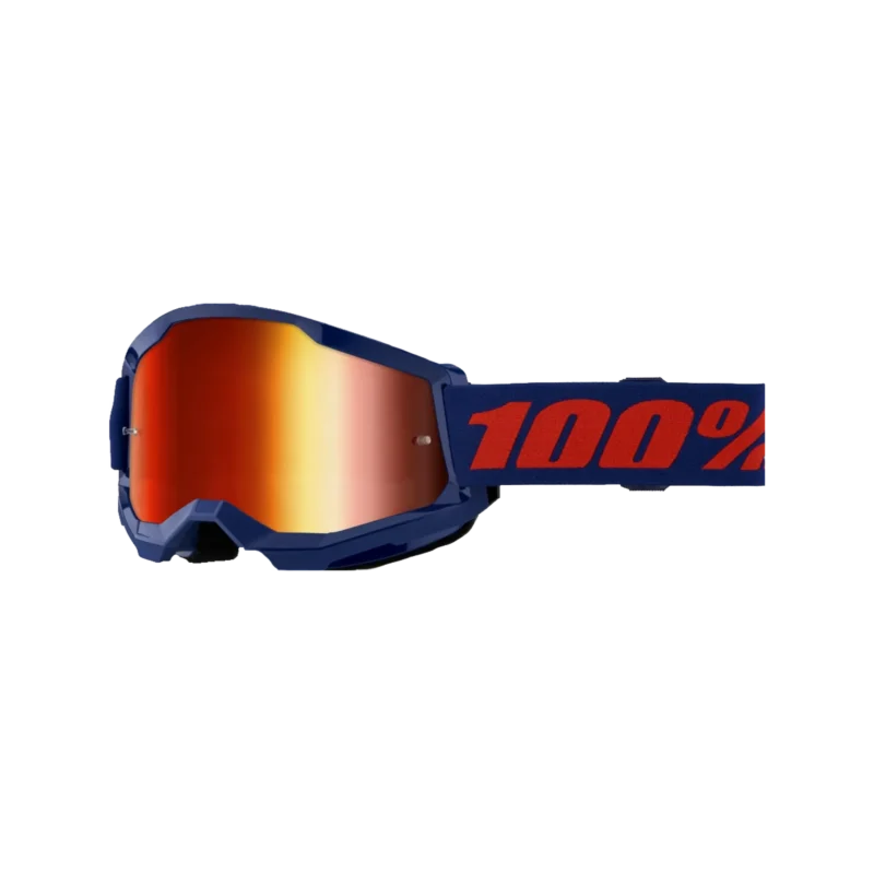 Strata 2 Goggle Navy - Mirror Red Lens
