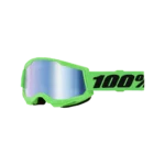 Strata 2 Goggle Neon Green - Blue Mirror  Lens